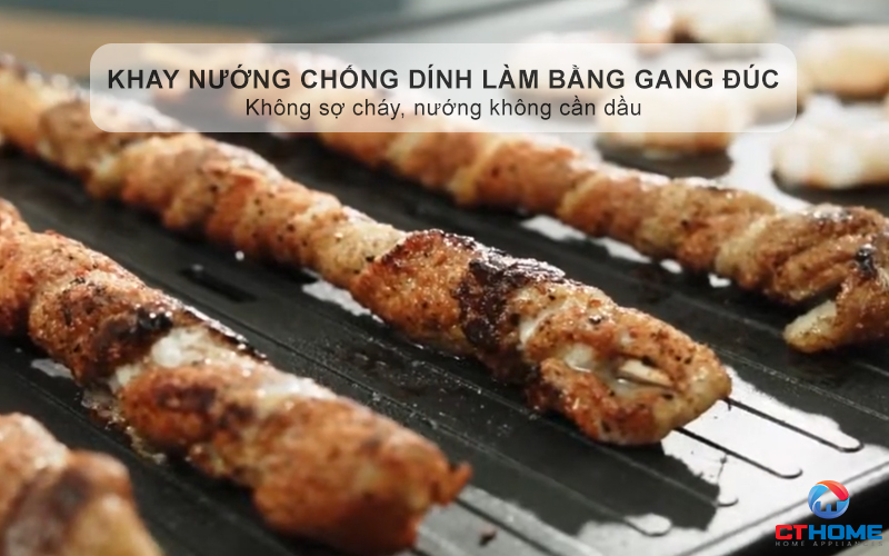 Khay nướng chống dính - Không sợ cháy, nướng không cần dầu