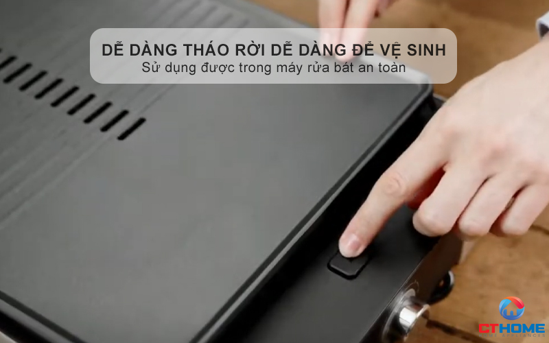Dễ dàng tháo rời dễ dàng để vệ sinh, sử dụng được trong máy rửa bát an toàn