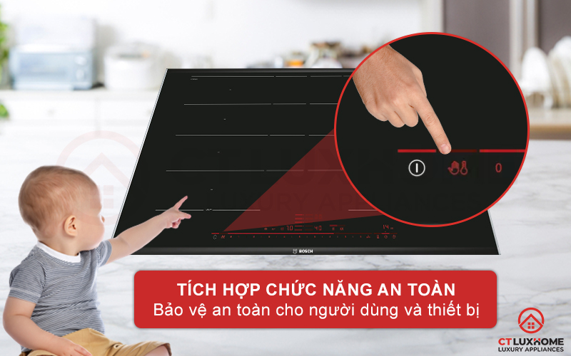 Bảo vệ người dùng và thiết bị với các tính năng an toàn