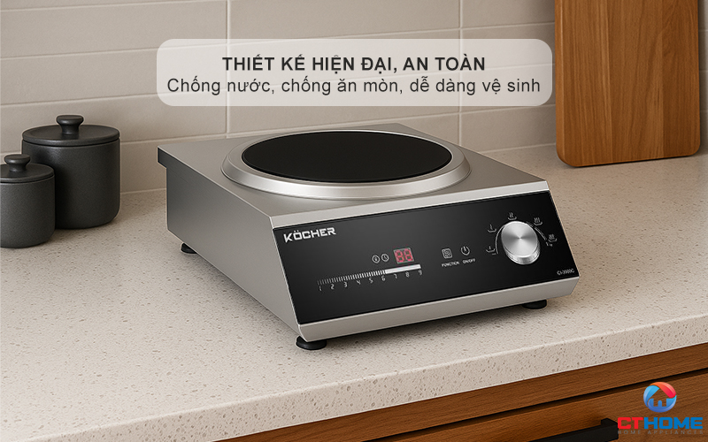 Thiết kế chống nước, chống ăn mòn, dễ dàng vệ sinh