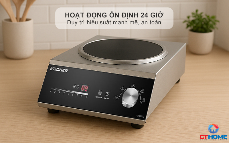 Hoạt động ổn định lên tới 24 giờ đồng hồ
