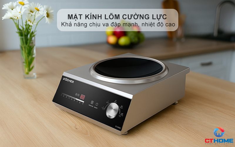 Mặt kính lõm cường lực chịu nhiệt cao cấp