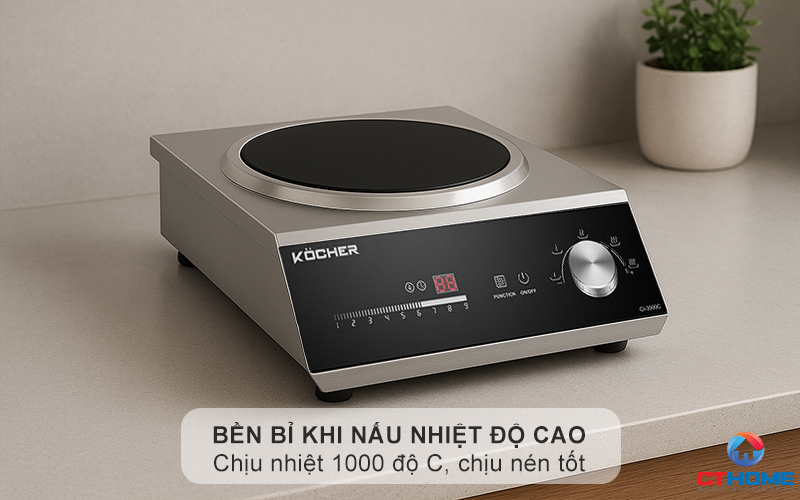 Chịu nhiệt 1000 độ C, chịu sốc nhiệt 800 độ C, chịu nén tốt
