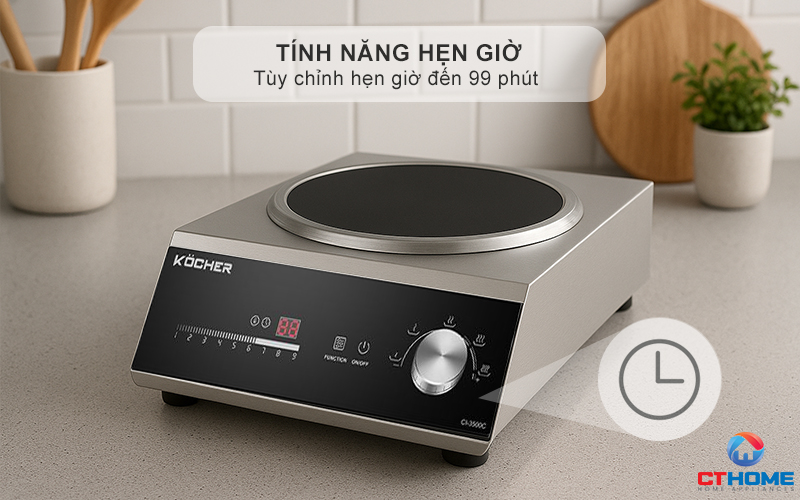 Hẹn giờ lên đến 99 phút