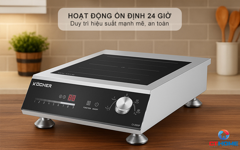 Hoạt động ổn định lên tới 24 giờ đồng hồ
