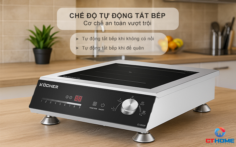 Chế độ tự động tắt bếp