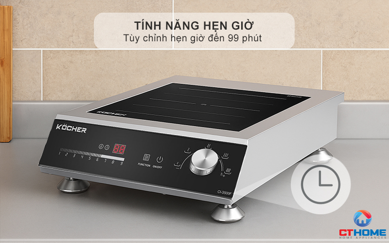 Hẹn giờ lên đến 99 phút