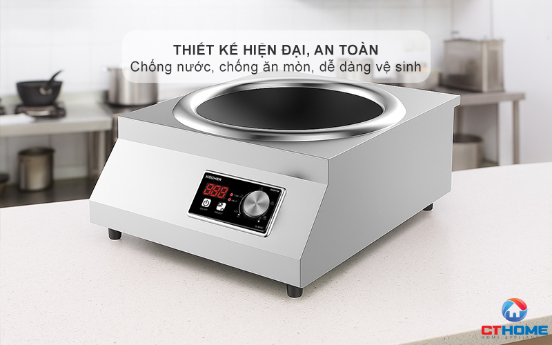 Thiết kế chống nước, chống ăn mòn, dễ dàng vệ sinh