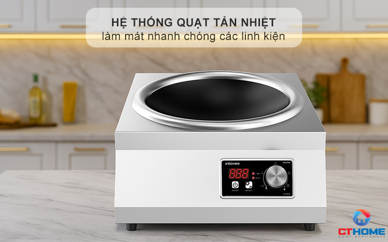 Hệ thống quạt tản nhiệt mạnh mẽ