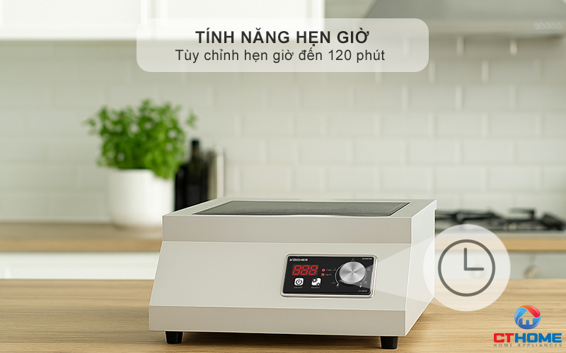 Hẹn giờ lên đến 120 phút
