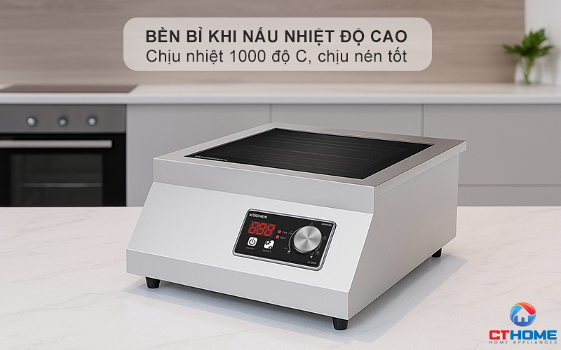 Chịu nhiệt 1000 độ C, chịu sốc nhiệt 800 độ C, chịu nén tốt