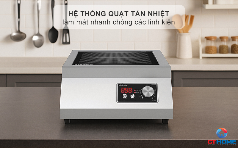 Hệ thống quạt tản nhiệt mạnh mẽ