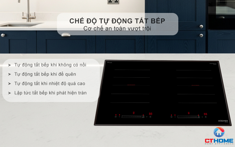 Chế độ tự động tắt bếp