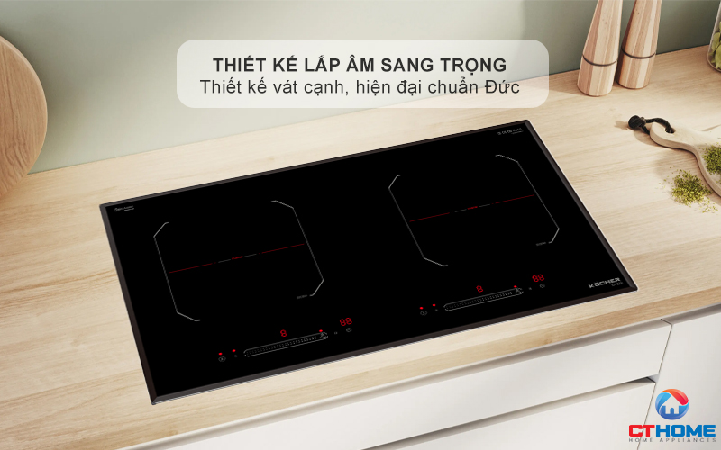 Thiết kế hiện đại, vát cạnh sang trọng và tinh tế