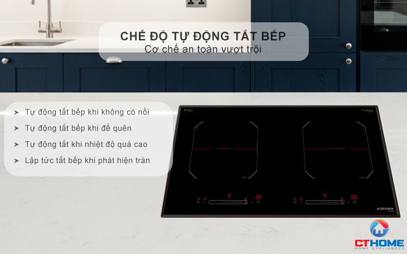 Chế độ tự động tắt bếp