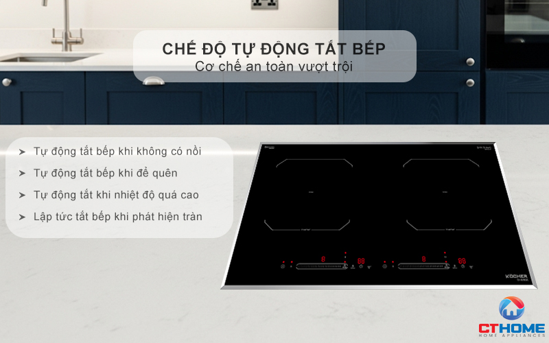 Chế độ tự động tắt bếp