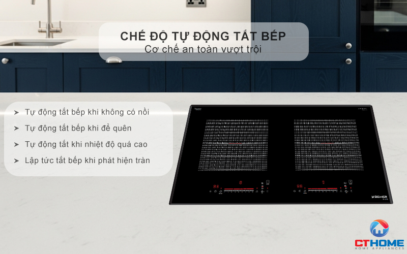 Chế độ tự động tắt bếp