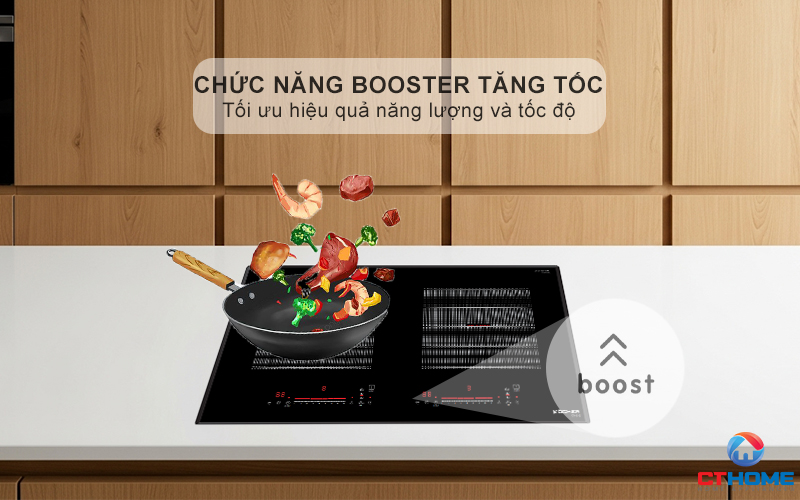 Chức năng booster đun nấu tăng tốc
