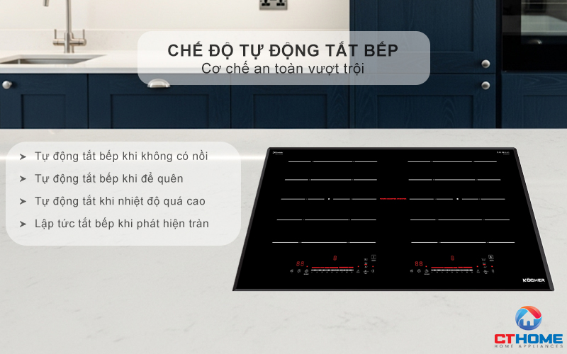 Chế độ tự động tắt bếp