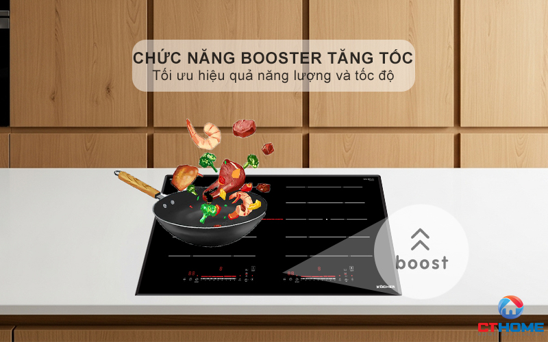 Chức năng booster đun nấu tăng tốc