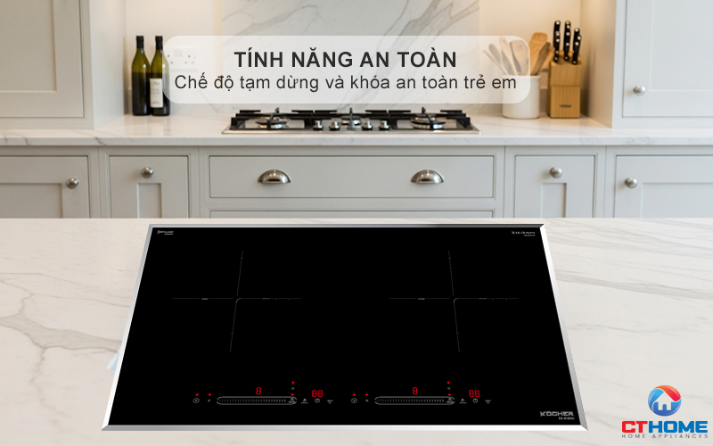 Chế độ tạm dừng Pause, khóa an toàn trẻ em Child Lock