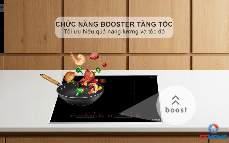 Chức năng booster đun nấu tăng tốc