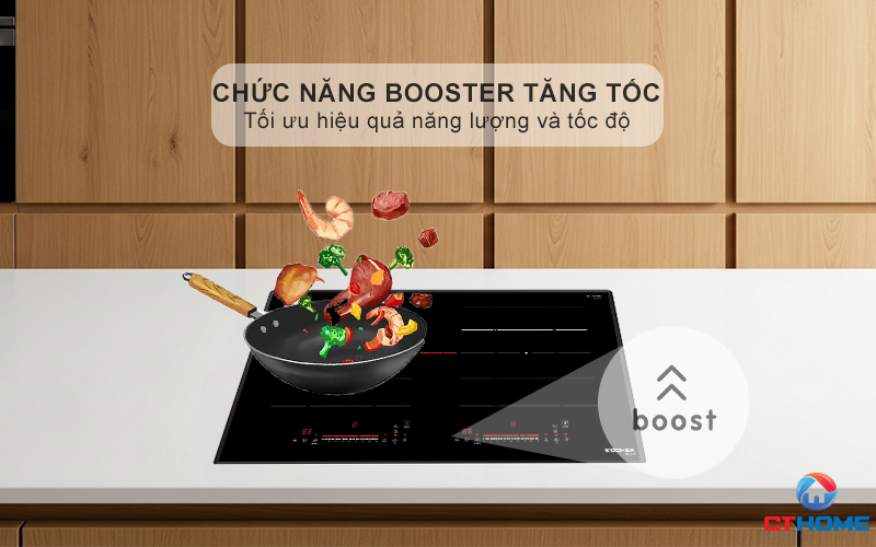 Chức năng booster đun nấu tăng tốc