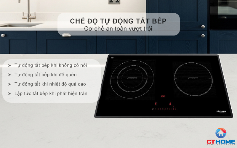 Chế độ tự động tắt bếp