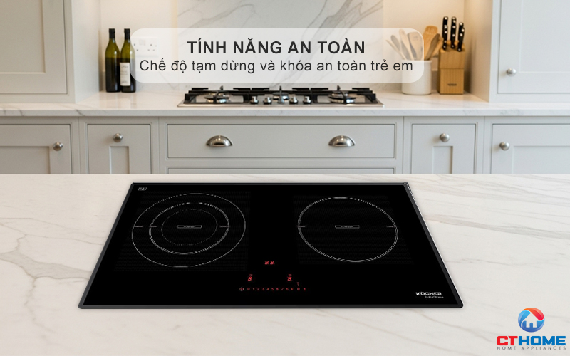 Chế độ tạm dừng Pause, khóa an toàn trẻ em Child Lock