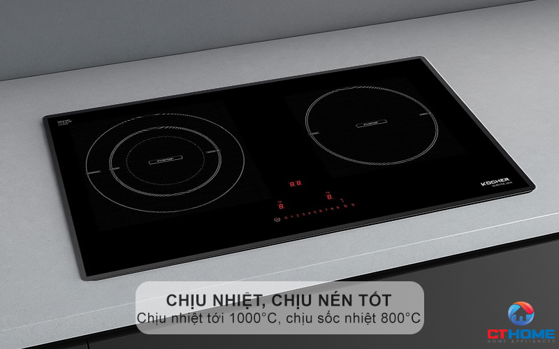 Chịu nhiệt 1000 độ C, chịu sốc nhiệt 800 độ C, chịu nén tốt