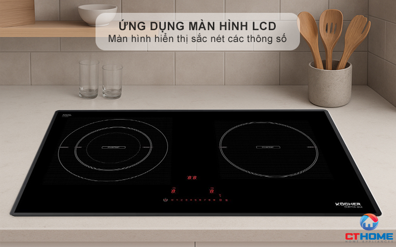 Màn hình LCD ứng dụng trên bếp từ công nghệ cao