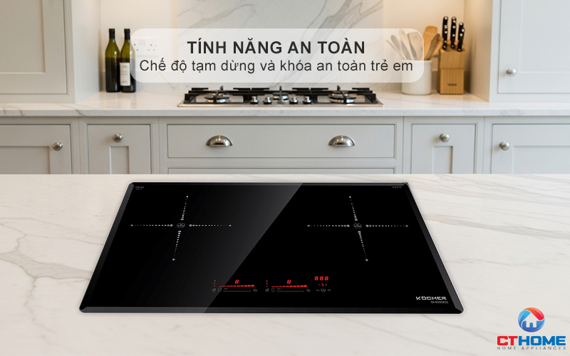 Chế độ tạm dừng Pause, khóa an toàn trẻ em Child Lock