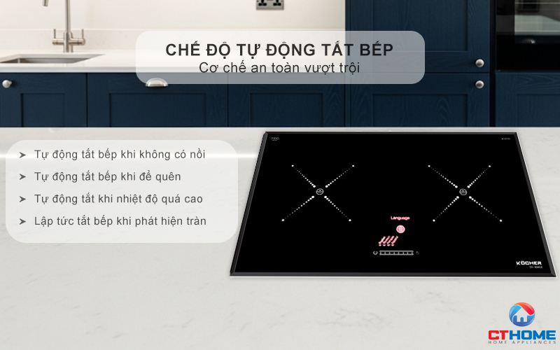 Chế độ tự động tắt bếp