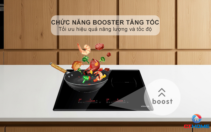 Chức năng booster đun nấu tăng tốc