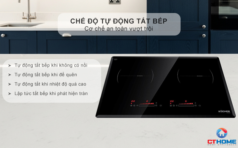 Chế độ tự động tắt bếp