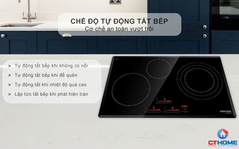 Chế độ tự động tắt bếp
