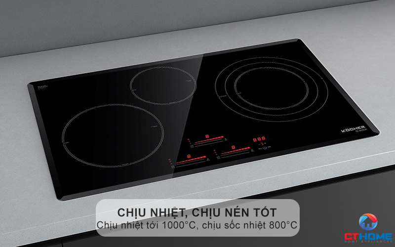 Chịu nhiệt 1000 độ C, chịu sốc nhiệt 800 độ C, chịu nén tốt