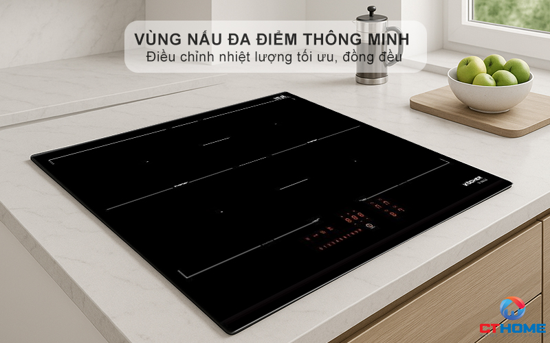 Vùng nấu đa điểm siêu thông minh - thế hệ mới