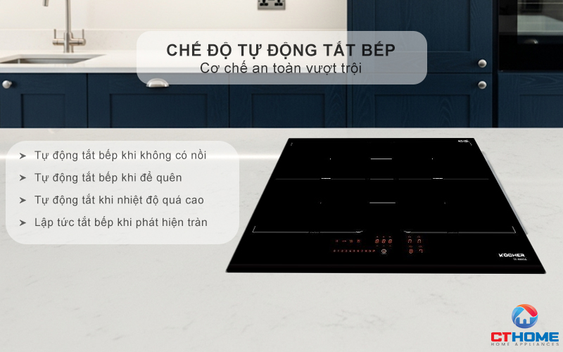 Chế độ tự động tắt bếp