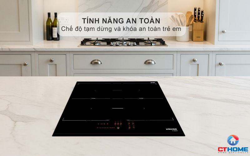 Chế độ tạm dừng Pause, khóa an toàn trẻ em Child Lock