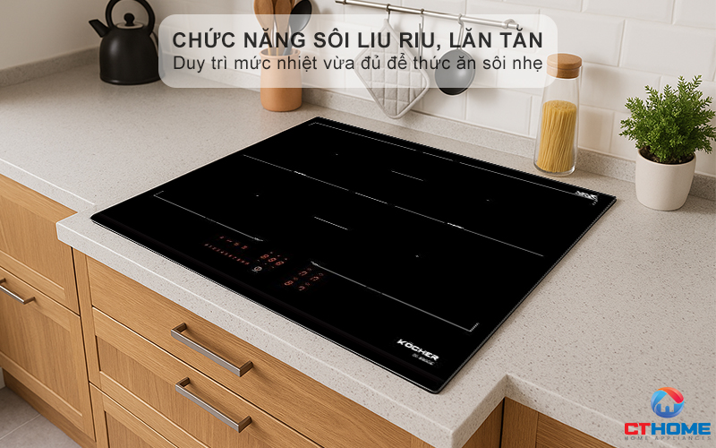 Chức năng sôi liu riu, lăn tăn, hầm…