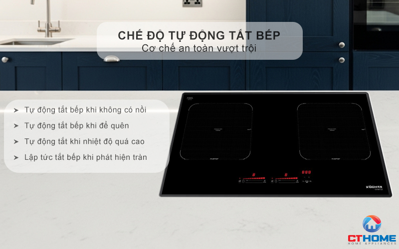 Chế độ tự động tắt bếp