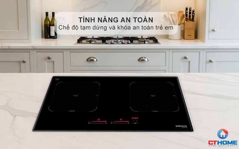 Chế độ tạm dừng Pause, khóa an toàn trẻ em Child Lock