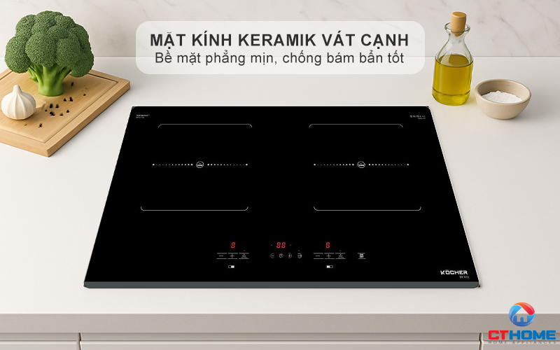 Mặt kính Keramik vát cạnh