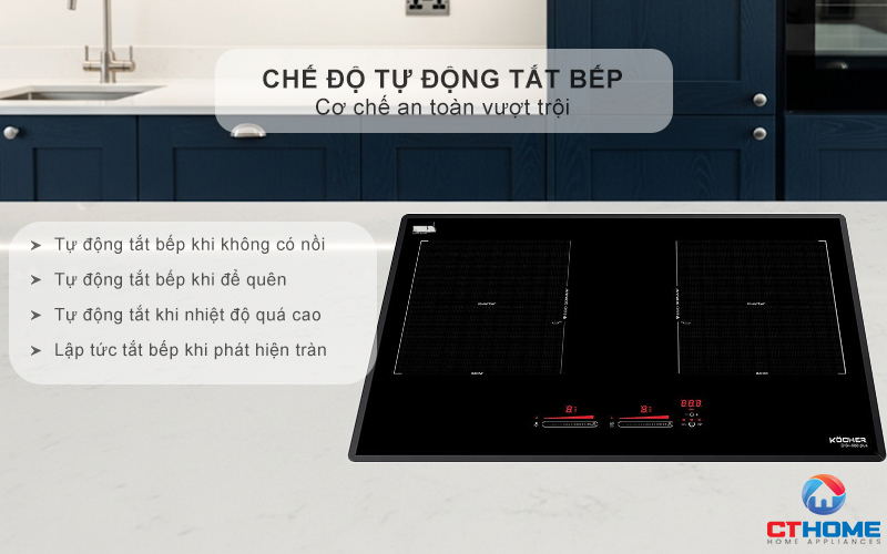 Chế độ tự động tắt bếp