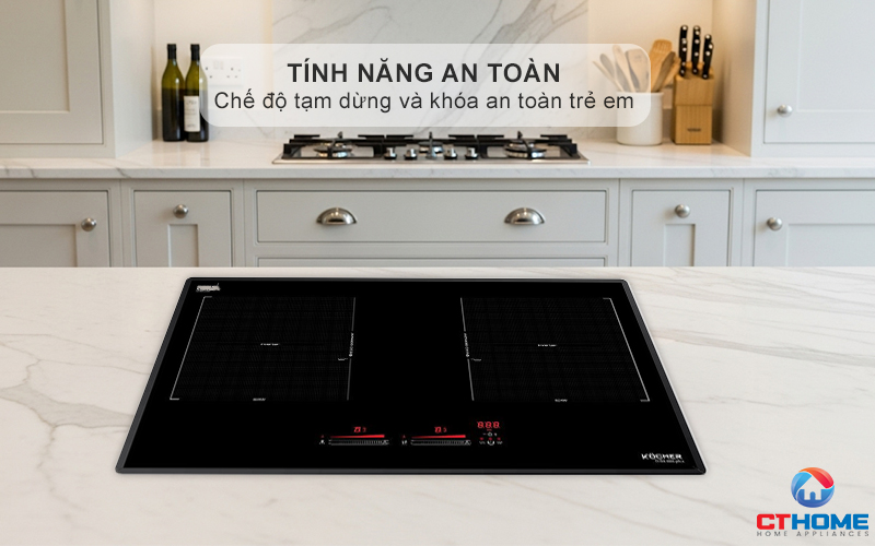 Chế độ tạm dừng Pause, khóa an toàn trẻ em Child Lock