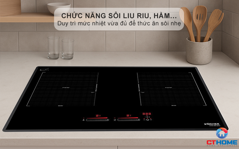 Chức năng sôi liu riu, lăn tăn, hầm…