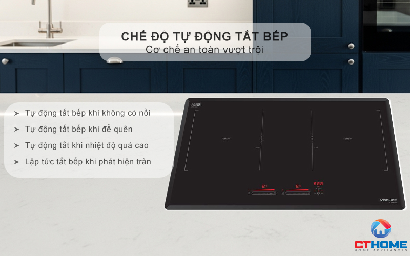 Chế độ tự động tắt bếp