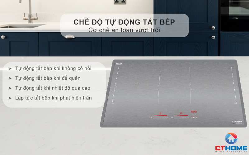 Chế độ tự động tắt bếp
