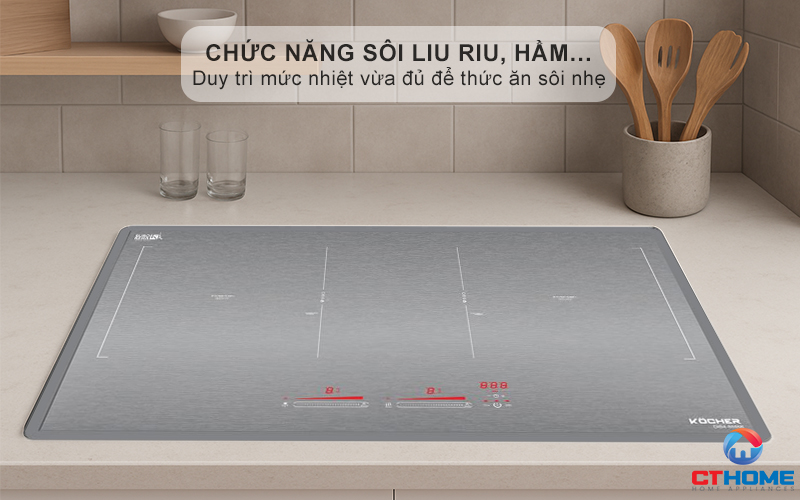 Chức năng sôi liu riu, lăn tăn, hầm…